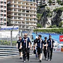 Force India F1 walk the track at Formula One World Championship, Rd6, Monaco Grand Prix, Preparations, Monte-Carlo, Monaco, Wednesday 23 May 2018. © Jerry Andre/Sutton Images