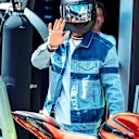 Lewis Hamilton (GBR) Mercedes-AMG F1 waves at Formula One World Championship, Rd6, Monaco Grand Prix, Preparations, Monte-Carlo, Monaco, Wednesday 23 May 2018. © Manuel Goria/Sutton Images