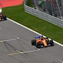 Fernando Alonso, McLaren MCL33 and Stoffel Vandoorne, McLaren MCL33 at Formula One World Championship, Rd16, Russian Grand Prix, Practice, Sochi Autodrom, Sochi, Krasnodar Krai, Russia, Friday 28 September 2018.