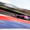 Esteban Ocon, Racing Point Force India VJM11 at Formula One World Championship, Rd16, Russian Grand Prix, Qualifying, Sochi Autodrom, Sochi, Krasnodar Krai, Russia, Saturday 29 September 2018.