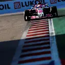 Sergio Perez, Racing Point Force India VJM11 at Formula One World Championship, Rd16, Russian Grand Prix, Qualifying, Sochi Autodrom, Sochi, Krasnodar Krai, Russia, Saturday 29 September 2018.