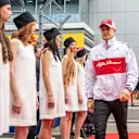 Marcus Ericsson, Alfa Romeo Sauber F1 Team on the drivers parade at Formula One World Championship, Rd16, Russian Grand Prix, Race, Sochi Autodrom, Sochi, Krasnodar Krai, Russia, Sunday 30 September 2018.