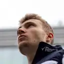 Sergey Sirotkin, Williams Racing on the drivers parade at Formula One World Championship, Rd16, Russian Grand Prix, Race, Sochi Autodrom, Sochi, Krasnodar Krai, Russia, Sunday 30 September 2018.