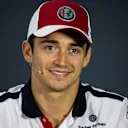 Charles Leclerc, Alfa Romeo Sauber F1 Team in Press Conference at Formula One World Championship, Rd16, Russian Grand Prix, Preparations, Sochi Autodrom, Sochi, Krasnodar Krai, Russia, Thursday 27 September 2018.