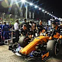 Fernando Alonso, McLaren MCL33 on the grid at Formula One World Championship, Rd15, Singapore Grand Prix, Race, Marina Bay Circuit, Singapore, Sunday 16 September 2018.
