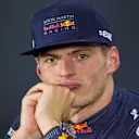 Max Verstappen, Red Bull Racing in the Press Conference at Formula One World Championship, Rd15, Singapore Grand Prix, Race, Marina Bay Circuit, Singapore, Sunday 16 September 2018.