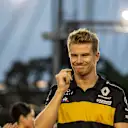 Nico Hulkenberg, Renault Sport F1 Team on the drivers parade at Formula One World Championship, Rd15, Singapore Grand Prix, Race, Marina Bay Circuit, Singapore, Sunday 16 September 2018.