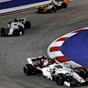 Charles Leclerc, Alfa Romeo Sauber C37 at Formula One World Championship, Rd15, Singapore Grand Prix, Race, Marina Bay Circuit, Singapore, Sunday 16 September 2018.