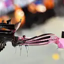 Force India VJM11 front wing detail at Formula One World Championship, Rd5, Spanish Grand Prix, Practice, Barcelona, Spain, Friday 11 May 2018. © Mark Sutton/Sutton Images