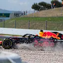 Daniel Ricciardo (AUS) Red Bull Racing RB14 crashes in FP1 at Formula One World Championship, Rd5, Spanish Grand Prix, Practice, Barcelona, Spain, Friday 11 May 2018. © Rubio/Sutton Images