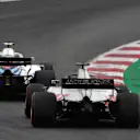 Sergey Sirotkin (RUS) Williams FW41 and Romain Grosjean (FRA) Haas VF-18 at Formula One World Championship, Rd5, Spanish Grand Prix, Qualifying, Barcelona, Spain, Saturday 12 May 2018. © Mark Sutton/Sutton Images