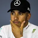 Lewis Hamilton (GBR) Mercedes-AMG F1 in the Press Conference at Formula One World Championship, Rd5, Spanish Grand Prix, Qualifying, Barcelona, Spain, Saturday 12 May 2018. © Manuel Goria/Sutton Images