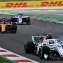 Charles Leclerc (MON) Alfa Romeo Sauber C37 locks up at Formula One World Championship, Rd5, Spanish Grand Prix, Race, Barcelona, Spain, Sunday 13 May 2018. © Mark Sutton/Sutton Images