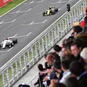 Marcus Ericsson (SWE) Alfa Romeo Sauber C37 leads Carlos Sainz jr (ESP) Renault Sport F1 Team RS18 at Formula One World Championship, Rd5, Spanish Grand Prix, Race, Barcelona, Spain, Sunday 13 May 2018. © Jerry Andre/Sutton Images