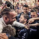 Race winner Lewis Hamilton (GBR) Mercedes-AMG F1 celebrates in parc ferme at Formula One World Championship, Rd5, Spanish Grand Prix, Race, Barcelona, Spain, Sunday 13 May 2018. © Manuel Goria/Sutton Images