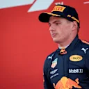 Max Verstappen (NED) Red Bull Racing celebrates on the podium at Formula One World Championship, Rd5, Spanish Grand Prix, Race, Barcelona, Spain, Sunday 13 May 2018. © Manuel Goria/Sutton Images