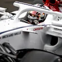 Charles Leclerc (MON) Alfa Romeo Sauber C37 on the grid at Formula One World Championship, Rd5, Spanish Grand Prix, Race, Barcelona, Spain, Sunday 13 May 2018. © Manuel Goria/Sutton Images