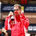 Sebastian Vettel (GER) Ferrari on the drivers parade at Formula One World Championship, Rd5, Spanish Grand Prix, Race, Barcelona, Spain, Sunday 13 May 2018. © Manuel Goria/Sutton Images
