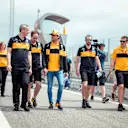 Carlos Sainz jr (ESP) Renault Sport F1 Team walks the track at Formula One World Championship, Rd5, Spanish Grand Prix, Preparations, Barcelona, Spain, Thursday 10 May 2018. © Manuel Goria/Sutton Images