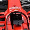 Ferrari SF-71H with mirrors on halo at Formula One World Championship, Rd5, Spanish Grand Prix, Preparations, Barcelona, Spain, Thursday 10 May 2018. © Mark Sutton/Sutton Images