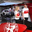 Ruth Buscombe (GBR) Alfa Romeo Sauber F1 Team Race Strategist at Formula One World Championship, Rd5, Spanish Grand Prix, Preparations, Barcelona, Spain, Thursday 10 May 2018. © Mark Sutton/Sutton Images