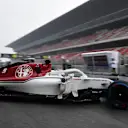 Marcus Ericsson (SWE) Alfa Romeo Sauber C37 at Formula One Testing, Day Four, Barcelona, Spain, 1 March 2018. © Mark Sutton/Sutton Images