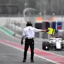 Alfa Romeo Sauber F1 Team mechanic at Formula One Testing, Day Four, Barcelona, Spain, 1 March 2018. © Mark Sutton/Sutton Images