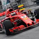 Sebastian Vettel (GER) Ferrari SF-71H at Formula One Testing, Day Four, Barcelona, Spain, 1 March 2018. © Mark Sutton/Sutton Images