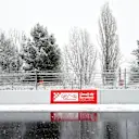 Snow stops testing on day three at Formula One Testing, Day Three, Barcelona, Spain, 28 February 2018. © Jerry Andre/Sutton Images