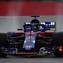 Brendon Hartley (NZL) Scuderia Toro Rosso STR13 at Formula One Testing, Day Three, Barcelona, Spain, 28 February 2018. © Mark Sutton/Sutton Images