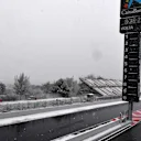 Snow stops testing on day three at Formula One Testing, Day Three, Barcelona, Spain, 28 February 2018. © Mark Sutton/Sutton Images