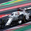 Charles Leclerc (MON) Alfa Romeo Sauber C37 at Formula One Testing, Day Two, Barcelona, Spain, 27 February 2018. © Mark Sutton/Sutton Images