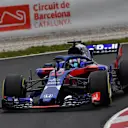 Pierre Gasly (FRA) Scuderia Toro Rosso STR13 at Formula One Testing, Day Two, Barcelona, Spain, 27 February 2018. © Mark Sutton/Sutton Images