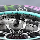 Dirty wheel rim at Formula One Testing, Day Two, Barcelona, Spain, Wednesday 16 May 2018. © Mark Sutton/Sutton Images