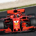 Kimi Raikkonen (FIN) Ferrari SF-71H at Formula One Testing, Day Four, Barcelona, Spain, 9 March 2018. © Jerry Andre/Sutton Images