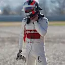 Charles Leclerc (MON) Alfa Romeo Sauber F1 Team walks in after crashing at Formula One Testing, Day Four, Barcelona, Spain, 9 March 2018. © Stefano Arcari/Sutton Images