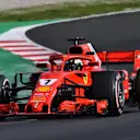 Kimi Raikkonen (FIN) Ferrari SF-71H at Formula One Testing, Day Four, Barcelona, Spain, 9 March 2018. © Mark Sutton/Sutton Images