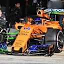 Fernando Alonso (ESP) McLaren MCL33 with aero paint at Formula One Testing, Day Four, Barcelona, Spain, 9 March 2018. © Mark Sutton/Sutton Images