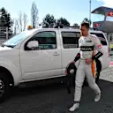 Stoffel Vandoorne (BEL) McLaren returns to the pits at Formula One Testing, Day One, Barcelona, Spain, 6 March 2018. © Mark Sutton/Sutton Images