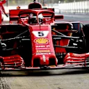Sebastian Vettel (GER) Ferrari SF-71H at Formula One Testing, Day Three, Barcelona, Spain, 8 March 2018. © Jerry Andre/Sutton Images