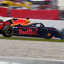 Max Verstappen (NED) Red Bull Racing RB14 spins at Formula One Testing, Day Three, Barcelona, Spain, 8 March 2018. © Mark Sutton/Sutton Images