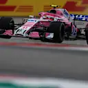 Esteban Ocon, Racing Point Force India VJM11 at Formula One World Championship, Rd18, United States Grand Prix, Practice, Circuit of the Americas, Austin, Texas, USA, Friday 19 October 2018.