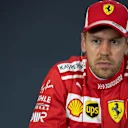Sebastian Vettel, Ferrari in the press conference at Formula World Championship, Rd18, United States Grand Prix, Qualifying, Circuit of the Americas, Austin, Texas, USA, Saturday 20 October 2018.