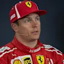 Kimi Raikkonen, Ferrari in the press conference at Formula World Championship, Rd18, United States Grand Prix, Qualifying, Circuit of the Americas, Austin, Texas, USA, Saturday 20 October 2018.