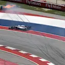 Lance Stroll, Williams FW41 and Fernando Alonso, McLaren MCL33 clash on lap one at Formula One World Championship, Rd18, United States Grand Prix, Race, Circuit of the Americas, Austin, Texas, USA, Sunday 21 October 2018.