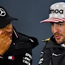 Lewis Hamilton, Mercedes AMG F1 and Fernando Alonso, McLaren in Press Conference at Formula One World Championship, Rd18, United States Grand Prix, Preparations, Circuit of the Americas, Austin, Texas, USA, Thursday 18 October 2018.