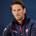 Romain Grosjean, Haas F1 Team in Press Conference at Formula One World Championship, Rd18, United States Grand Prix, Preparations, Circuit of the Americas, Austin, Texas, USA, Thursday 18 October 2018.