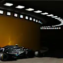 ABU DHABI, UNITED ARAB EMIRATES - NOVEMBER 29: Valtteri Bottas driving the (77) Mercedes AMG Petronas F1 Team Mercedes W10 leaves the pitlane during practice for the F1 Grand Prix of Abu Dhabi at Yas Marina Circuit on November 29, 2019 in Abu Dhabi, United Arab Emirates. (Photo by Charles Coates/Getty Images)