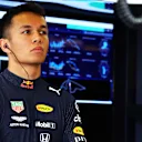 ABU DHABI, UNITED ARAB EMIRATES - NOVEMBER 29: Alexander Albon of Thailand and Red Bull Racing prepares to drive in the garage during practice for the F1 Grand Prix of Abu Dhabi at Yas Marina Circuit on November 29, 2019 in Abu Dhabi, United Arab Emirates. (Photo by Mark Thompson/Getty Images)