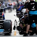 ABU DHABI, UNITED ARAB EMIRATES - NOVEMBER 30: Robert Kubica of Poland driving the (88) Rokit Williams Racing FW42 Mercedes stops in the Pitlane during final practice for the F1 Grand Prix of Abu Dhabi at Yas Marina Circuit on November 30, 2019 in Abu Dhabi, United Arab Emirates. (Photo by Mark Thompson/Getty Images)